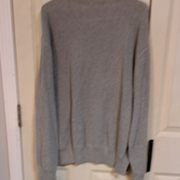 Nautica Men's Classic Gray Crewneck Sweater - Picture 3 of 3